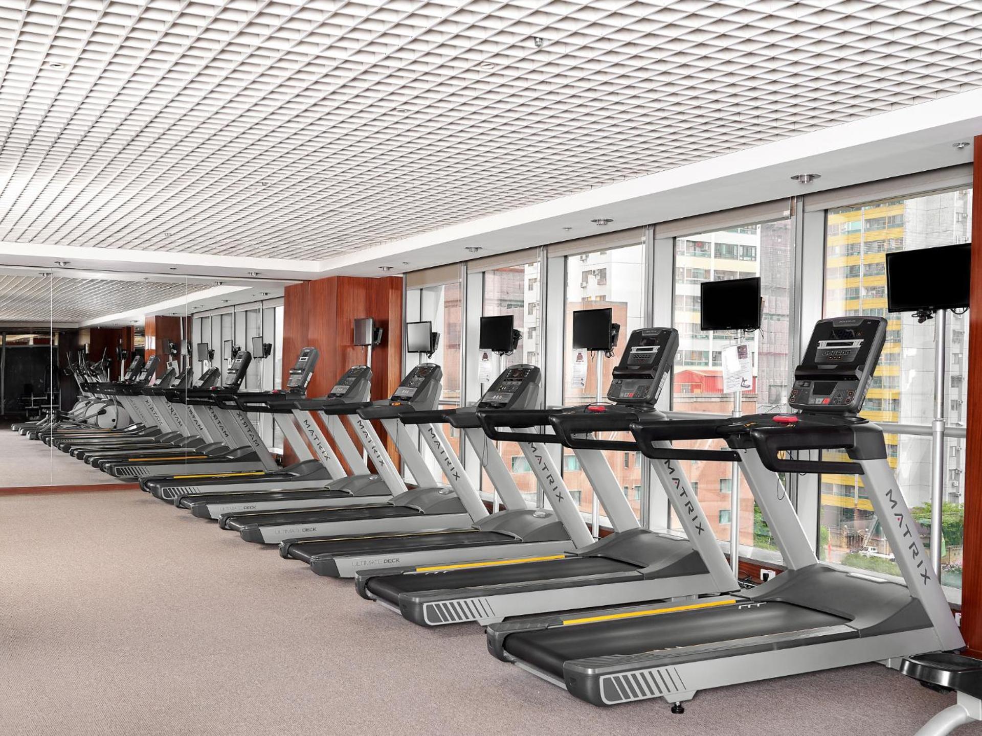 Windsor Hotel Taichung Exterior photo A row of treadmills